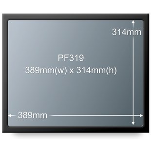 3M Framed Desktop Monitor Privacy Filter for 18.1"-19” LCD/19” CRT