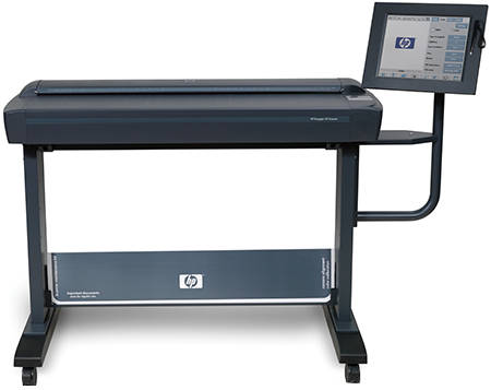 HP Designjet HD Large-Format Scanner, 300 x 300 dpi