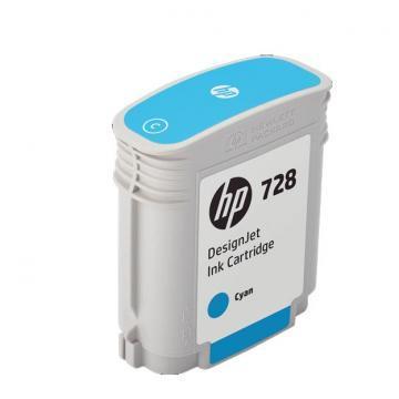 HP 728 40ml Cyan DesignJet Ink Cartridge