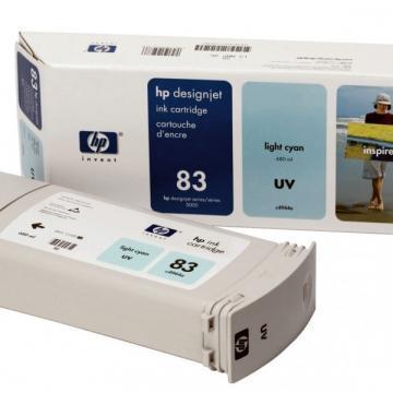 HP 83 Light Cyan UV Ink Cartridge