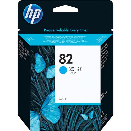 HP 82 Cyan Ink Cartridge 69ml