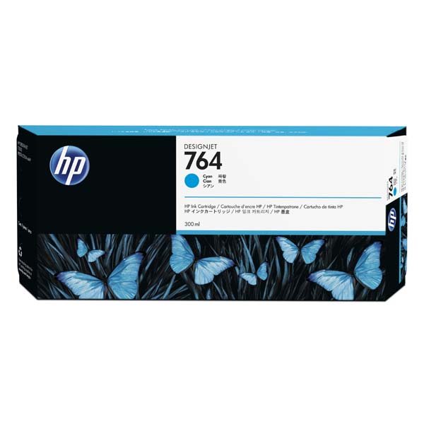 HP 764 300ml Cyan Designjet Ink Cartridge