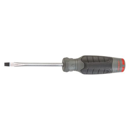 Proto Screwdriver, Slotted, 1/4x4 In, Round