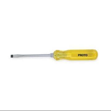 Proto Screwdriver, Slotted, 5/16x4In