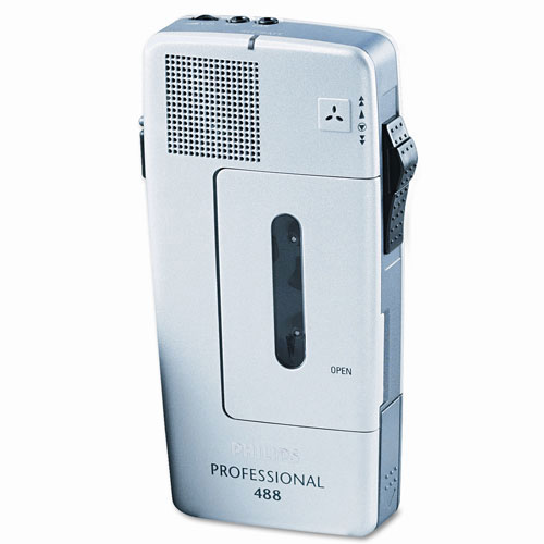 Philips Pocket Memo 488 Slide Switch Mini Cassette Dictation Recorder