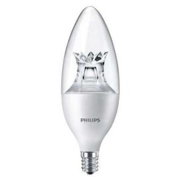 Philips LED Lamp, 120V, Candelabra E12
