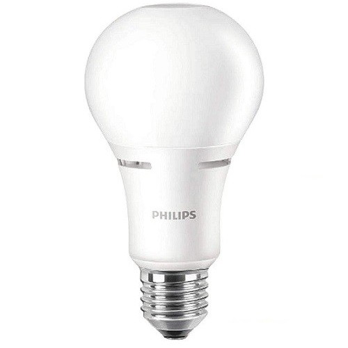 Philips LED Lamp, Non-Dimmable, A21, 2700K, 3 Way