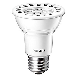 Philips LED Lamp, PAR20, 6.0W, 2700K, 35deg., E26