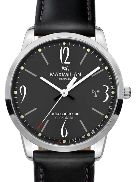 Maximilian 5330-2 Radio Controlled Click Date Watch