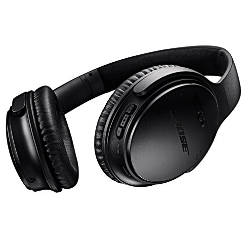 Bose QuietComfort 35 Noise-Cancelling Wireless Headphones, Black