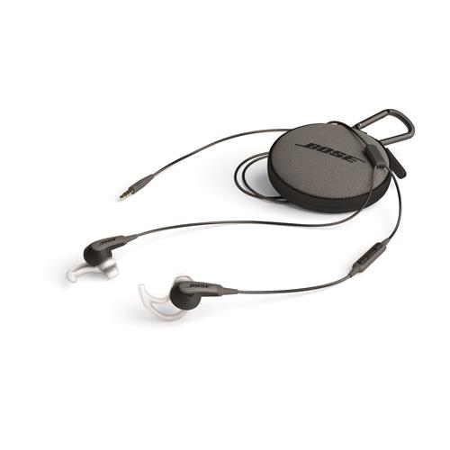Bose SoundSport Earphones with Case, Apple compatible, Black