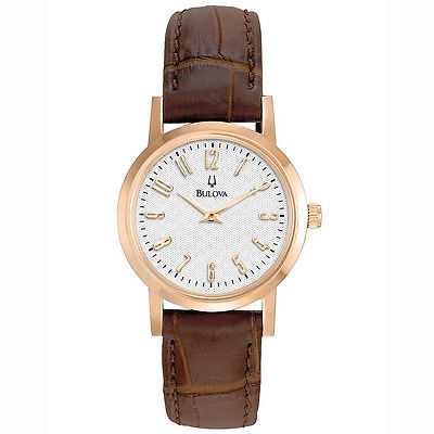 Bulova Classic Brown Leather Watch