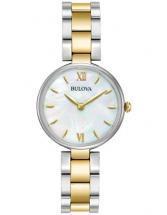 Bulova Classic Mother Of Pearl Two Tone Watch
