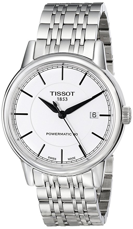 Tissot Carson Automatic Gent White Tone Watch