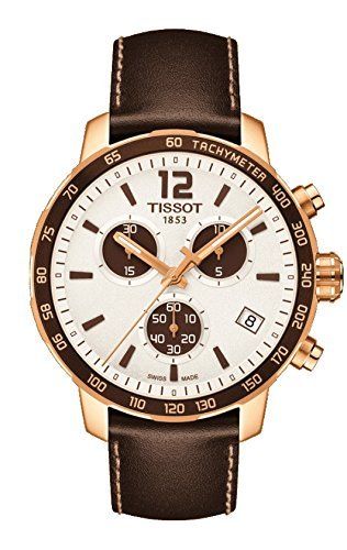 Tissot Quickster Chronograph Brown Leather