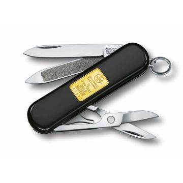Victorinox Classic with Gold Ingot 1 Gr Pocket Knife