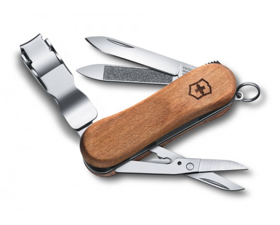 Victorinox NailClip Wood 580 Pocket Knife