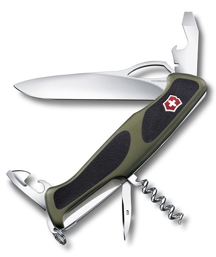 Victorinox Ranger Grip 61 Green/Black Large Pocket Knife