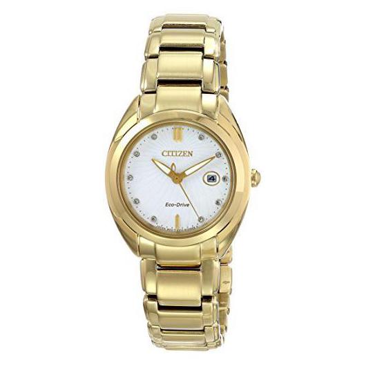 Citizen Eco-Drive L Celestial Diamond Gold Tone Watch