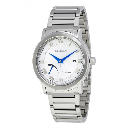 Citizen Eco-Drive Power Reserve Silver Tone All Watch