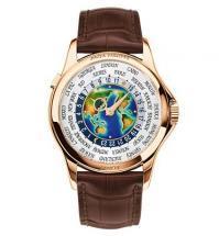 Patek Philippe Rose Gold Men Complications World Time Watch
