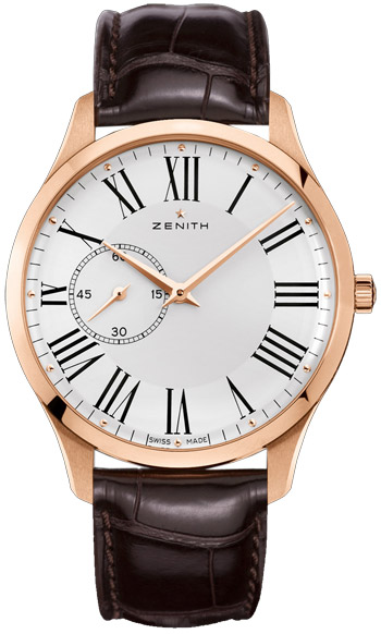 Zenith CAPTAIN Ultra Thin Rose/Red/Pink Gold Dial Men’s Watch