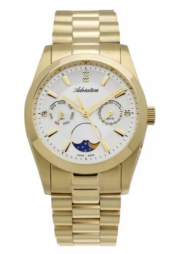 Adriatica Moonphase for Her Steel Case and Bracelet Women’s Watch