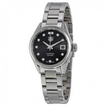 TAG Heuer Carrera Calibre 9 Diamond Black Dial Watch