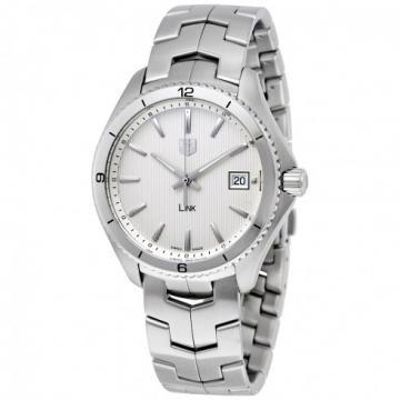 TAG Heuer Link 40mm Silver Gray Dial Watch