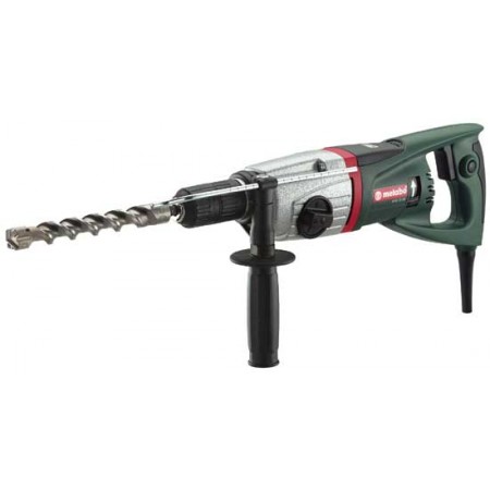 Metabo SDS Plus Rotary Hammer Kit, 8.2A, 0-4600 Blows per Minute, 120V