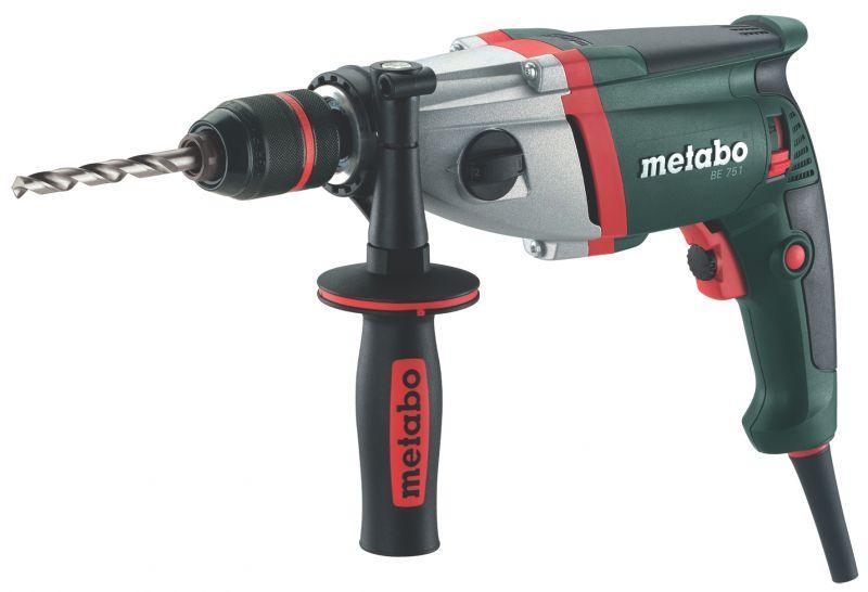 Metabo 1/2" Electric Drill, 6.5A, Pistol Grip, 0-1000 / 0-3100 RPM, 120V