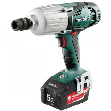 Metabo 1/2" Cordless Impact Wrench, 18V, 450 Max. Torque