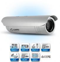 Compro NC450 1.3" CMOS HDTV 720P 1.3MP H.264 IP66 Camera