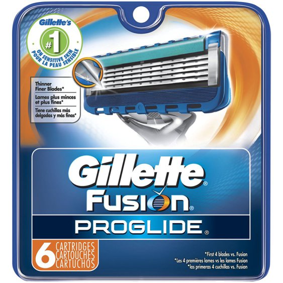 Gillette Fusion Blades, 6 cartridges