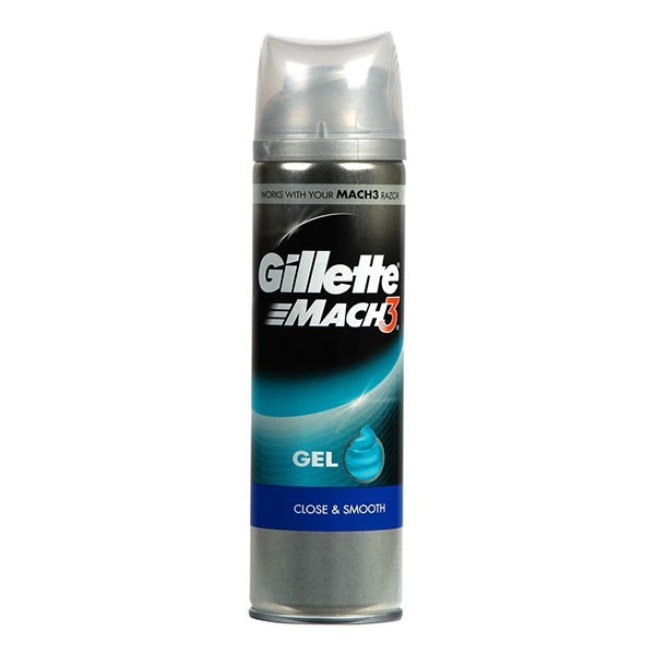 Gillette Mach3 Close and Smooth Shaving Gel, 200ml