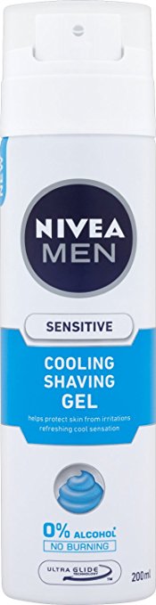 Nivea Men Sensitive Cooling Shaving Gel, 200 ml