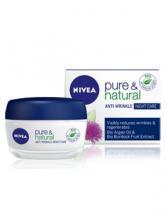 Nivea Pure and Natural Anti-Wrinkle Face Night Cream, 50ml