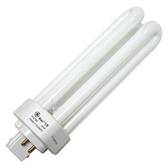GE 42W T4 4-Pin GX24q-4 2,700K Warm White Triple Tube CFL Bulb