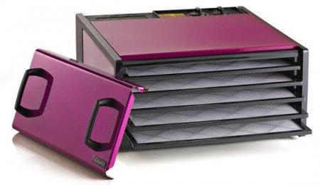 Excalibur D500RR 5-Tray Color 26-Hour Timer Radiant Raspberry Dehydrator