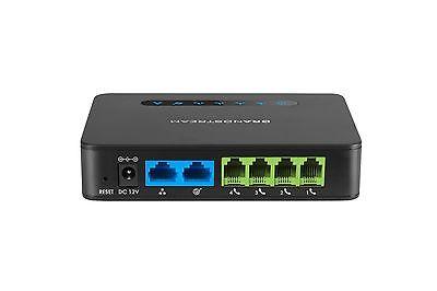 Grandstream GS-HT814 4-Port ATA with 4x Fxs and Gigabit Router