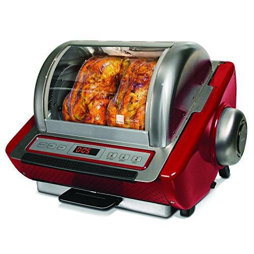 Ronco 5250 Showtime Rotisserie and BBQ Oven, Red