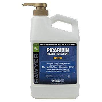 Sawyer Premium Insect Repellent, 20% Picaridin, Lotion Dispenser, 0.5 Gallon