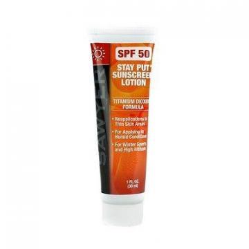 Sawyer Stay-Put Sunscreen Lotion, SPF50, 1 oz.