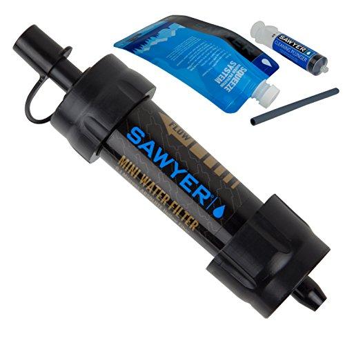 Sawyer PointOne Squeeze Water Filter System, Hydration Kit, 1 Pouch