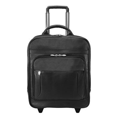 McKleinUSA Wicker Park Leather Detachable-Wheeled 15.6” Laptop Backpack
