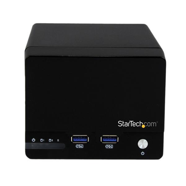 StarTech Dual 3.5” SATA3 HDD RAID USB 3.0 Enclosure with USB Hub & UASP