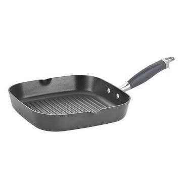 Anolon Hard-anodized Nonstick 11" Grey Deep Square Grill Pan