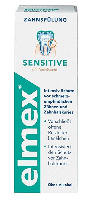 Elmex Sensitive Mouthwash with Amine Flouride 400 ml