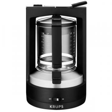 Krups KM468950 Black 10-Cup Moka Brewer Filter Coffee Maker