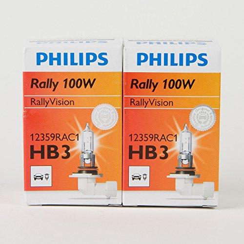 Philips Rally Vision 9005/HB3 12V 100W P22d (Pack of 2)